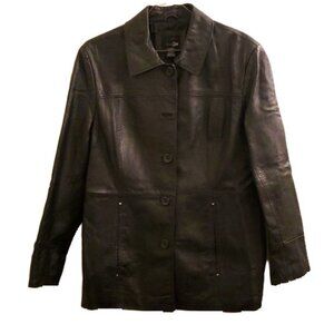 Men's leather jacket East fifth extra large